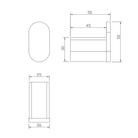 Крючок одинарный Milacio MCU 960 золото