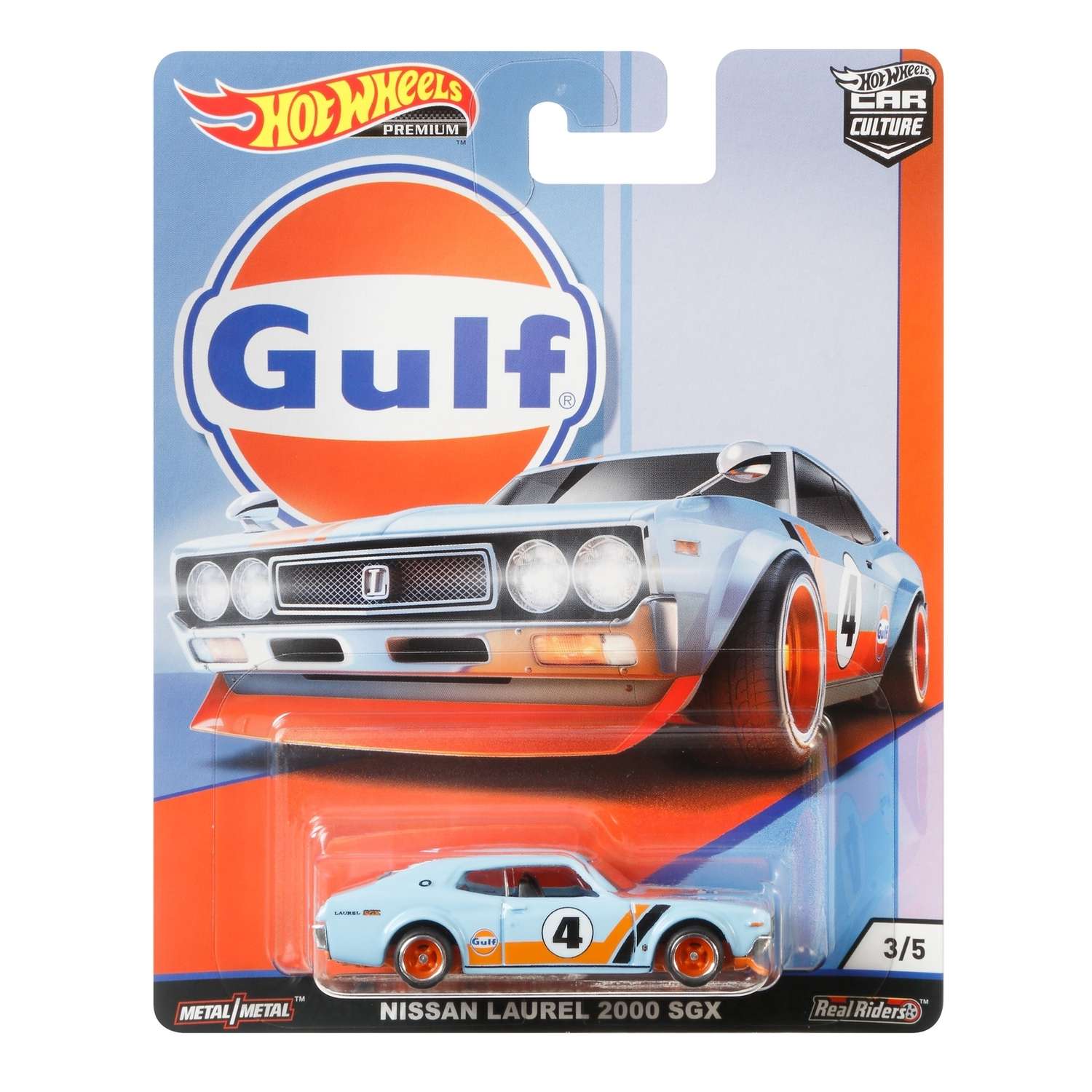 Машинка Hot Wheels Car Culture 1:64 Ниссан Лаурель 2000SGX FYN58 FPY86 - фото 2