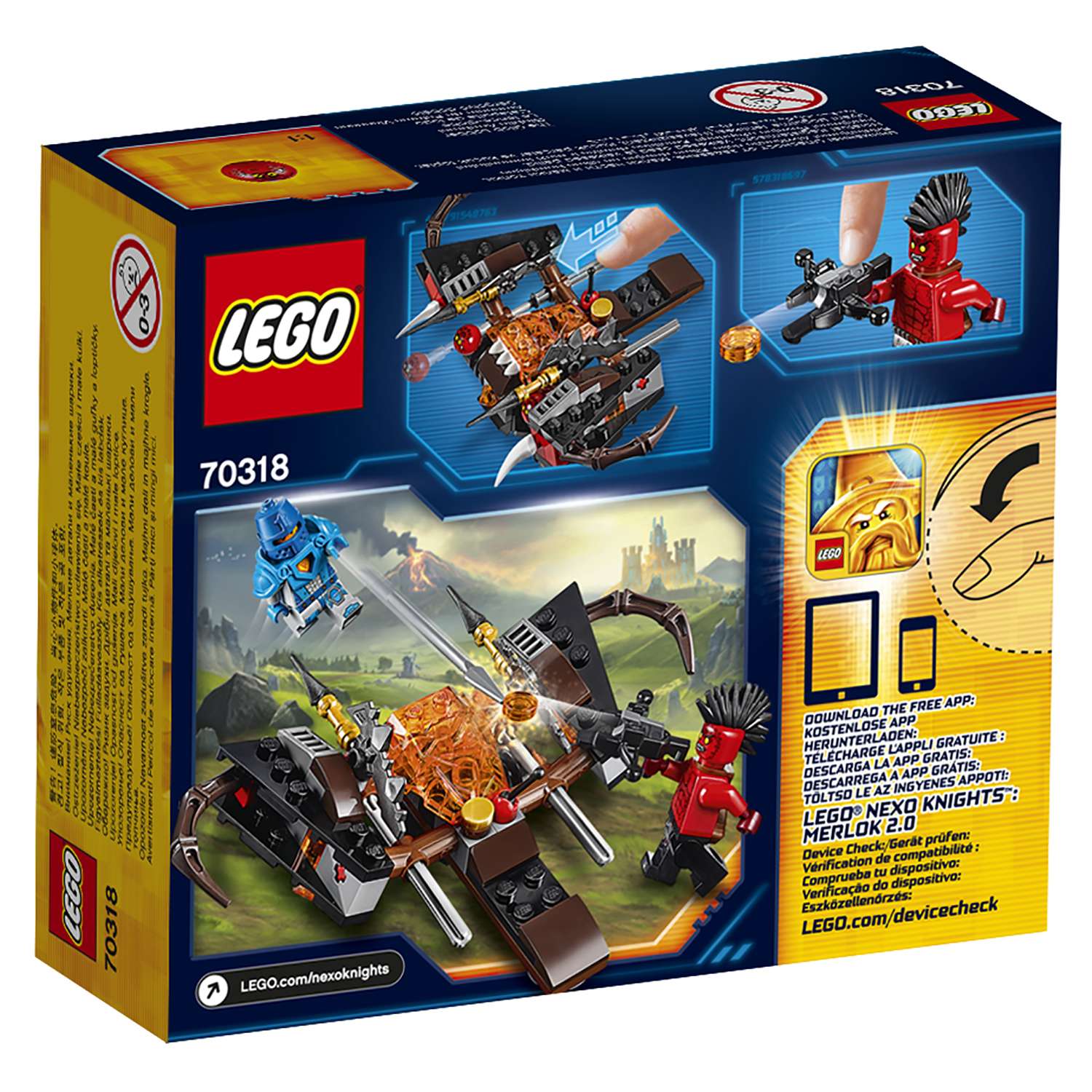 Конструктор LEGO Nexo Knights Шаровая ракета (70318) - фото 3