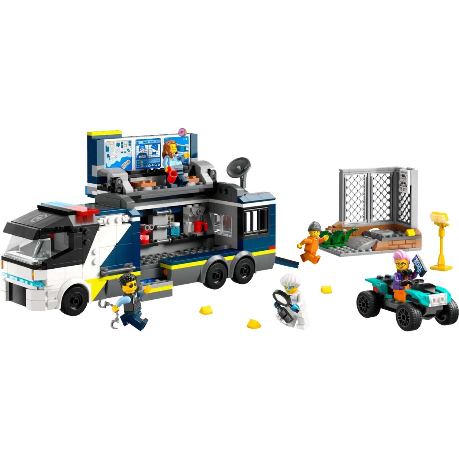 Конструктор LEGO City Полицейская мобильная криминалистическая лаборатория 60418 - фото 2