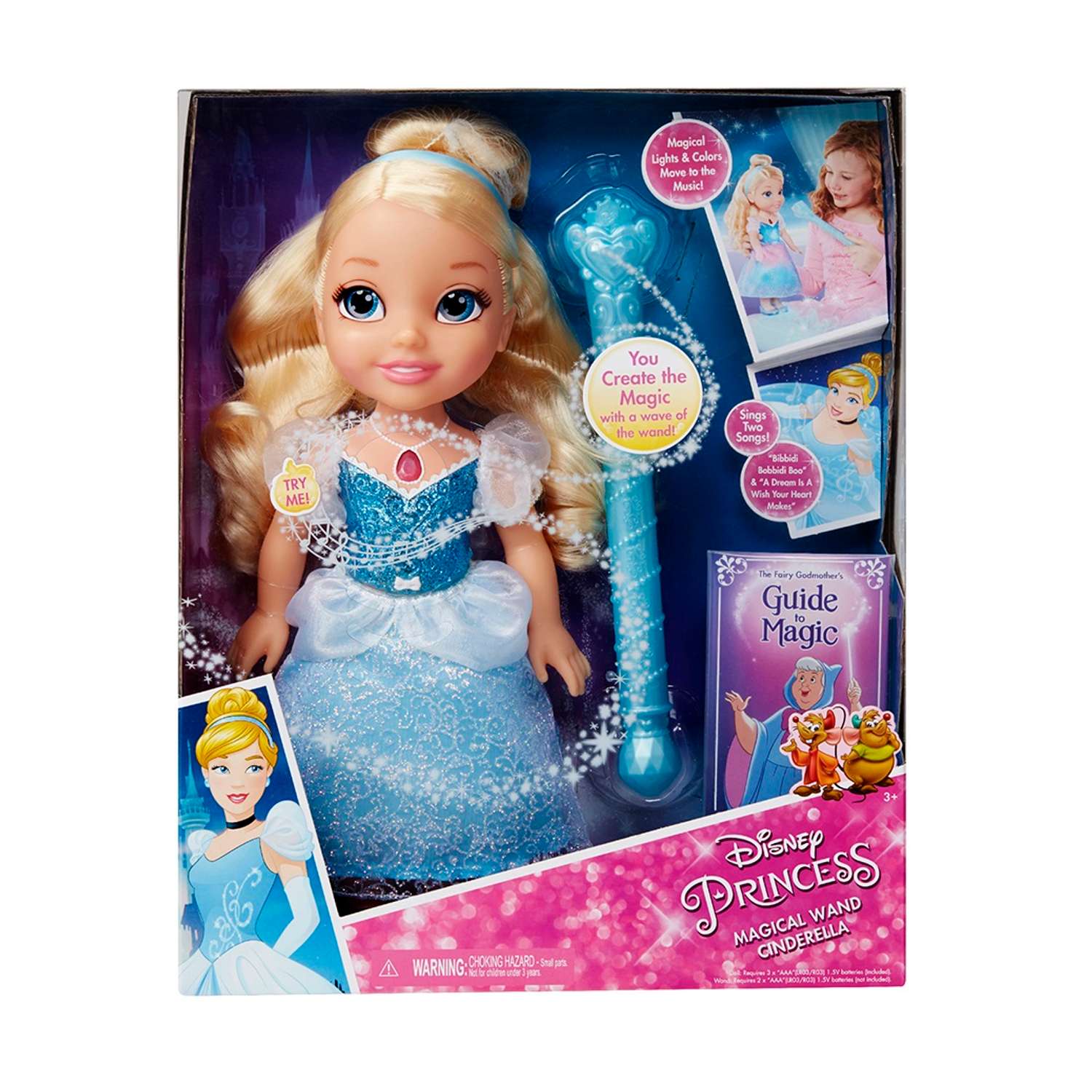 Интерактивная кукла Disney Принцесса: Золушка 99550 - фото 2