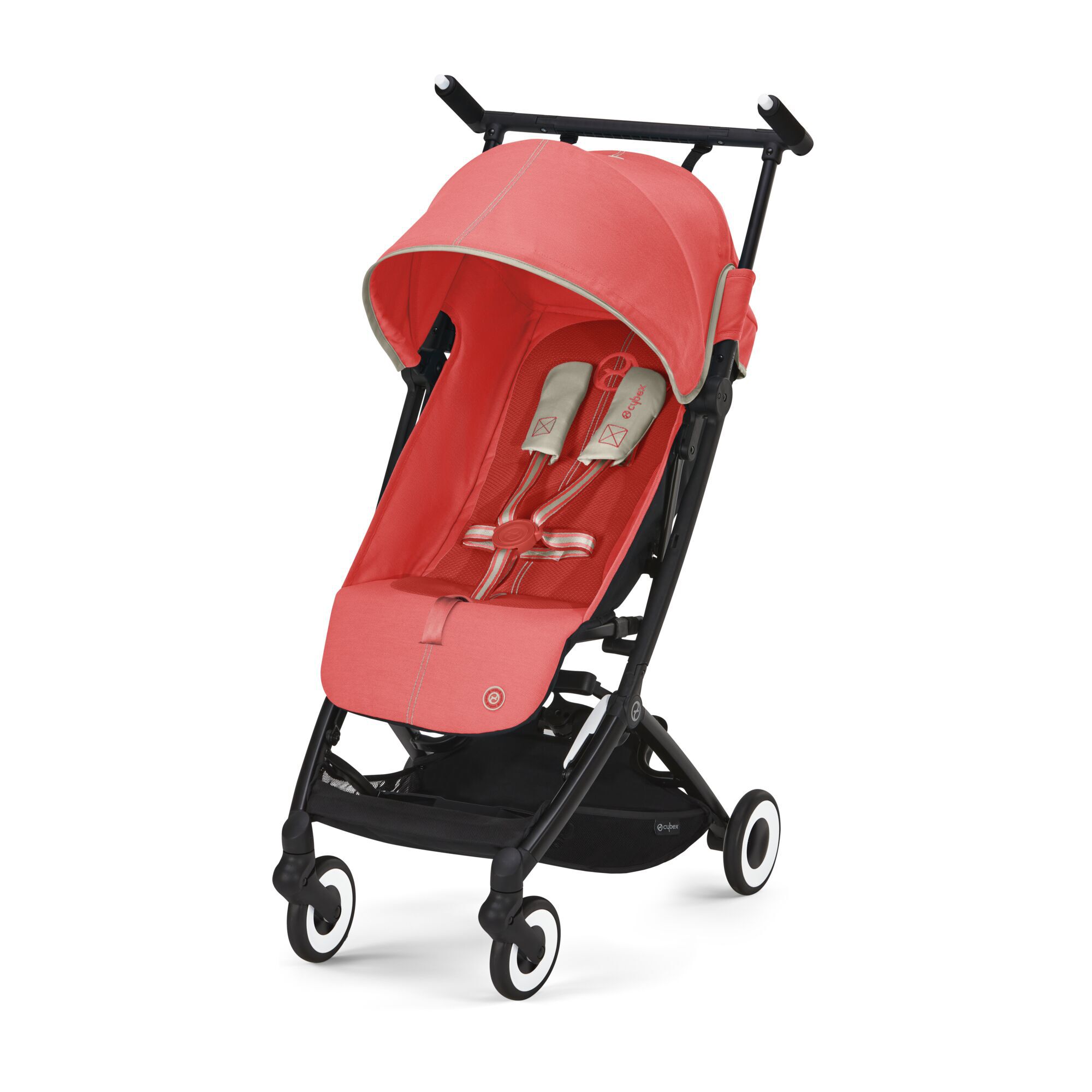 Коляска Cybex Libelle Hibiscus Red с дождевиком - фото 1