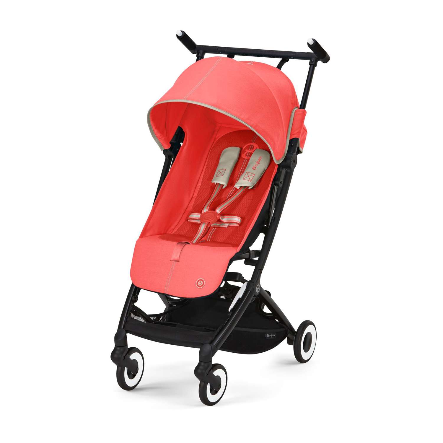 Коляска Cybex Libelle Hibiscus Red с дождевиком - фото 1