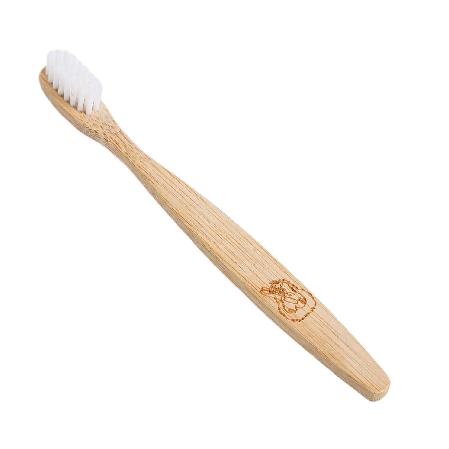Зубная щётка Sima-Land бамбук «Чистим зубки вместе!» - фото 1