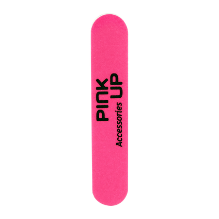 Пилка для ногтей Pink Up mini розовая 180 грит