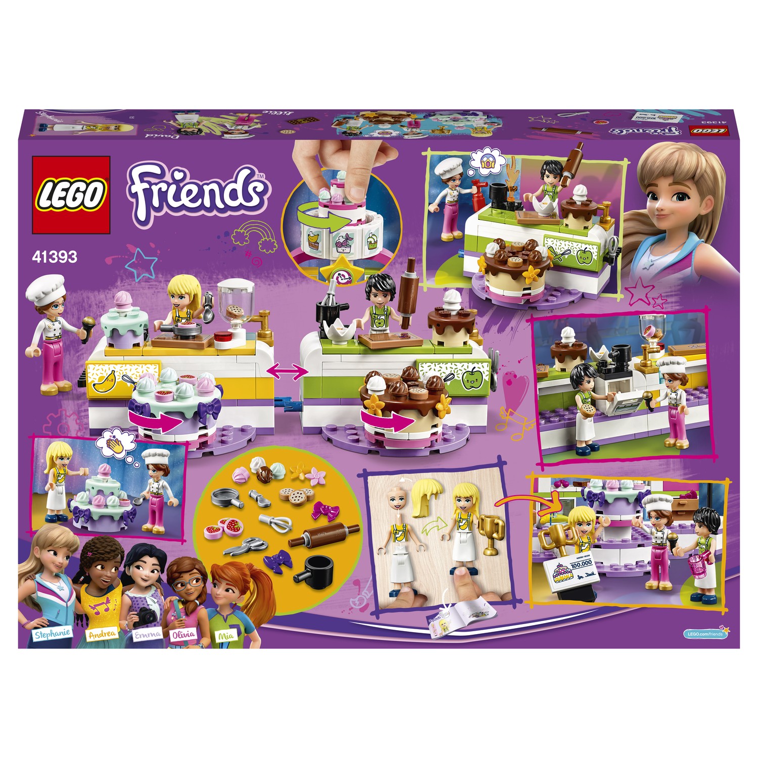 Конструктор LEGO Friends Соревнование кондитеров 41393 - фото 3