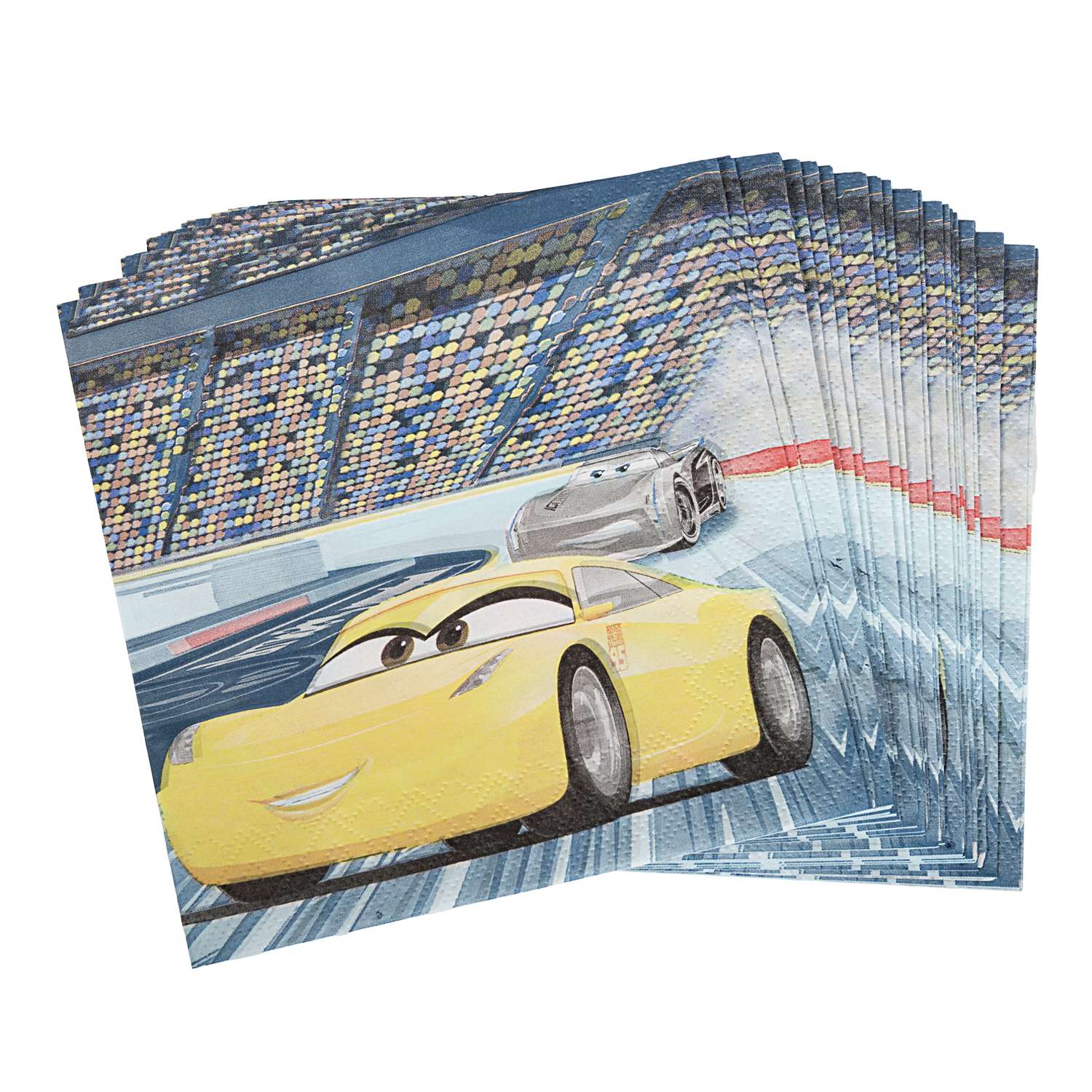 Бумажные салфетки Cars 3 двухслойные 33x33 см 20 шт - фото 2
