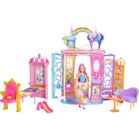 Дом Barbie Переносной радужный дворец FRB15