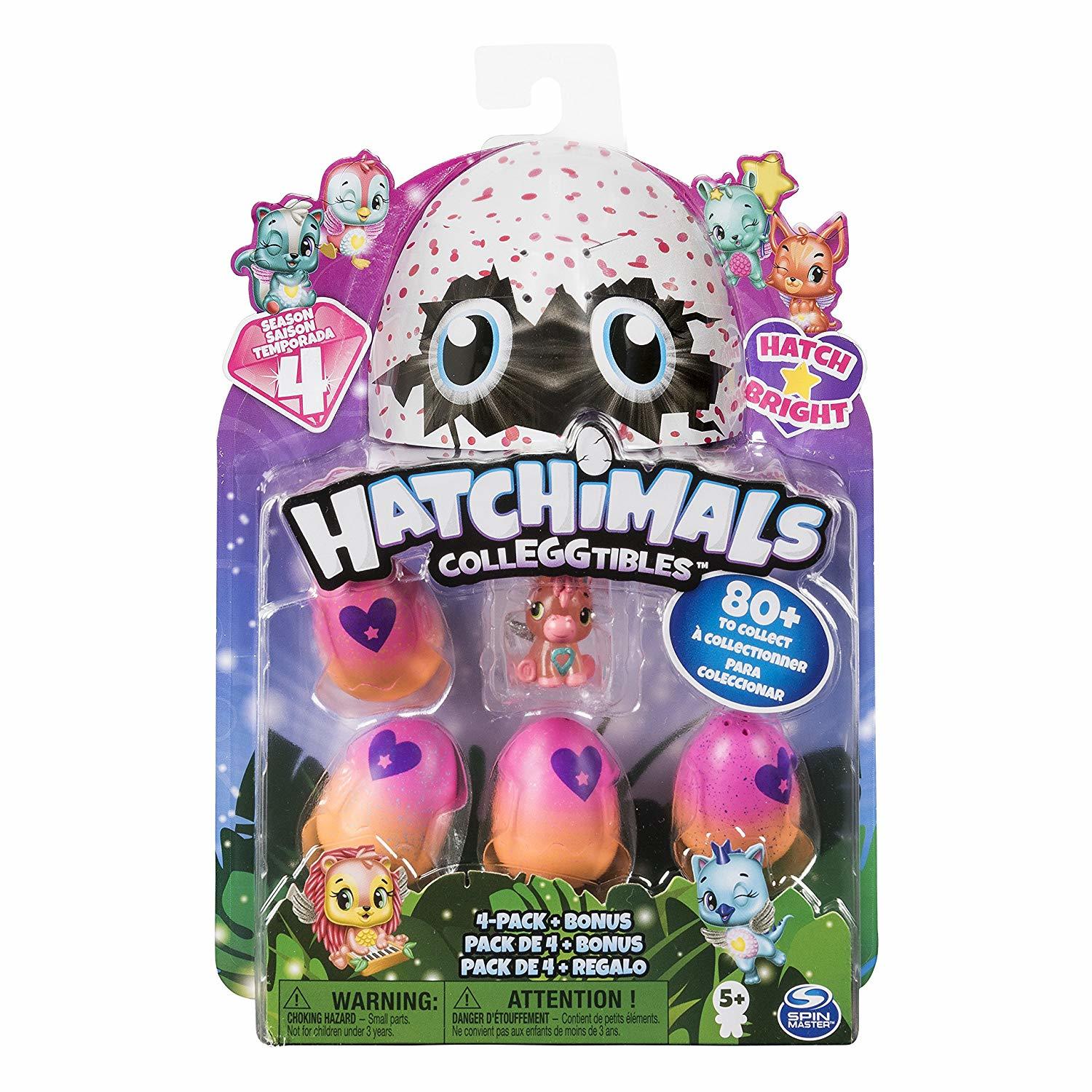 Набор Hatchimals игрушки коллекционные 4 шт. в непрозрачной упаковке (Сюрприз) 6043960 - фото 1