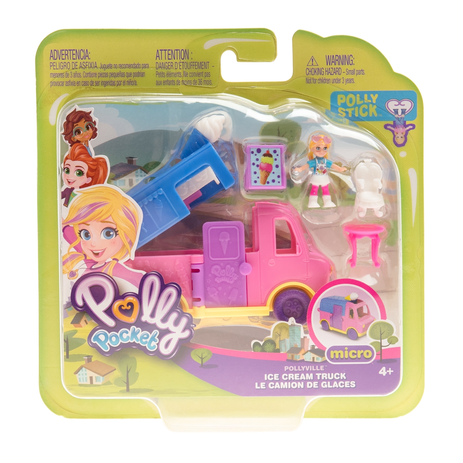 Грузовик POLLY POCKET мороженого GGC39 - фото 2