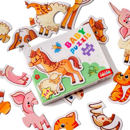 Набор пазлов Дрофа-Медиа Baby Puzzle Домашние животные 4076