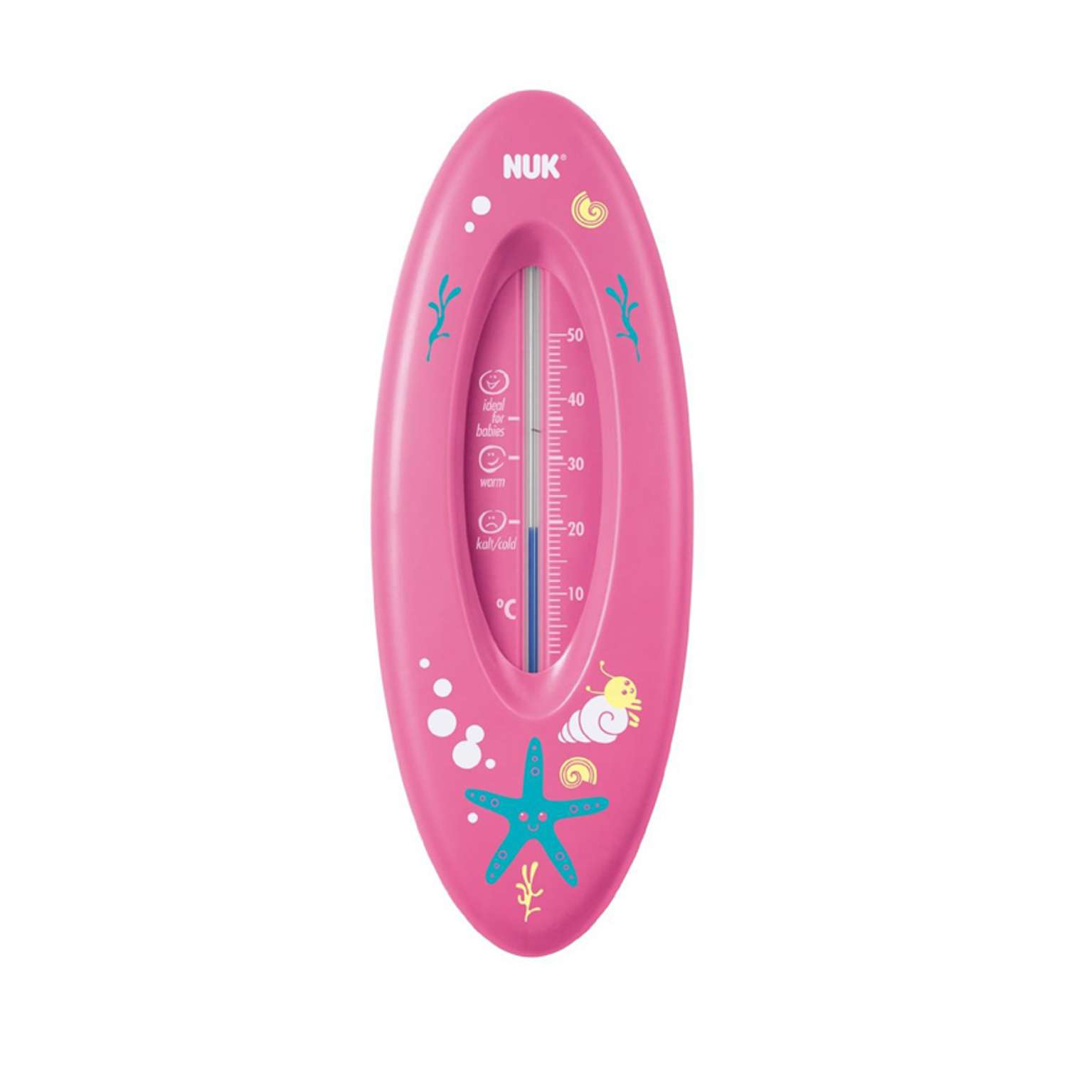Термометр для ванны Nuk ОКЕАН розовый - фото 1