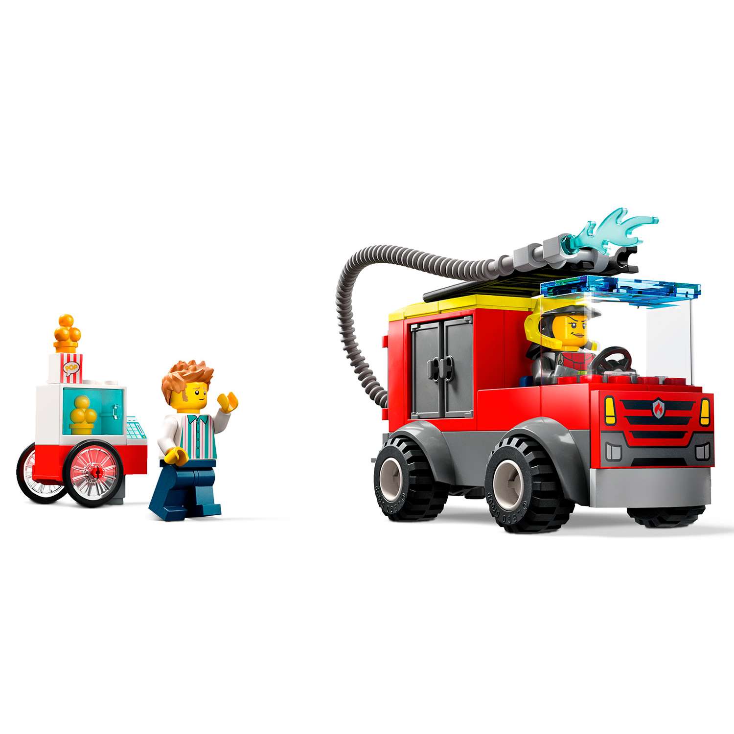Конструктор детский LEGO City LEGO Пожарная часть и пожарная машина 60375 - фото 8