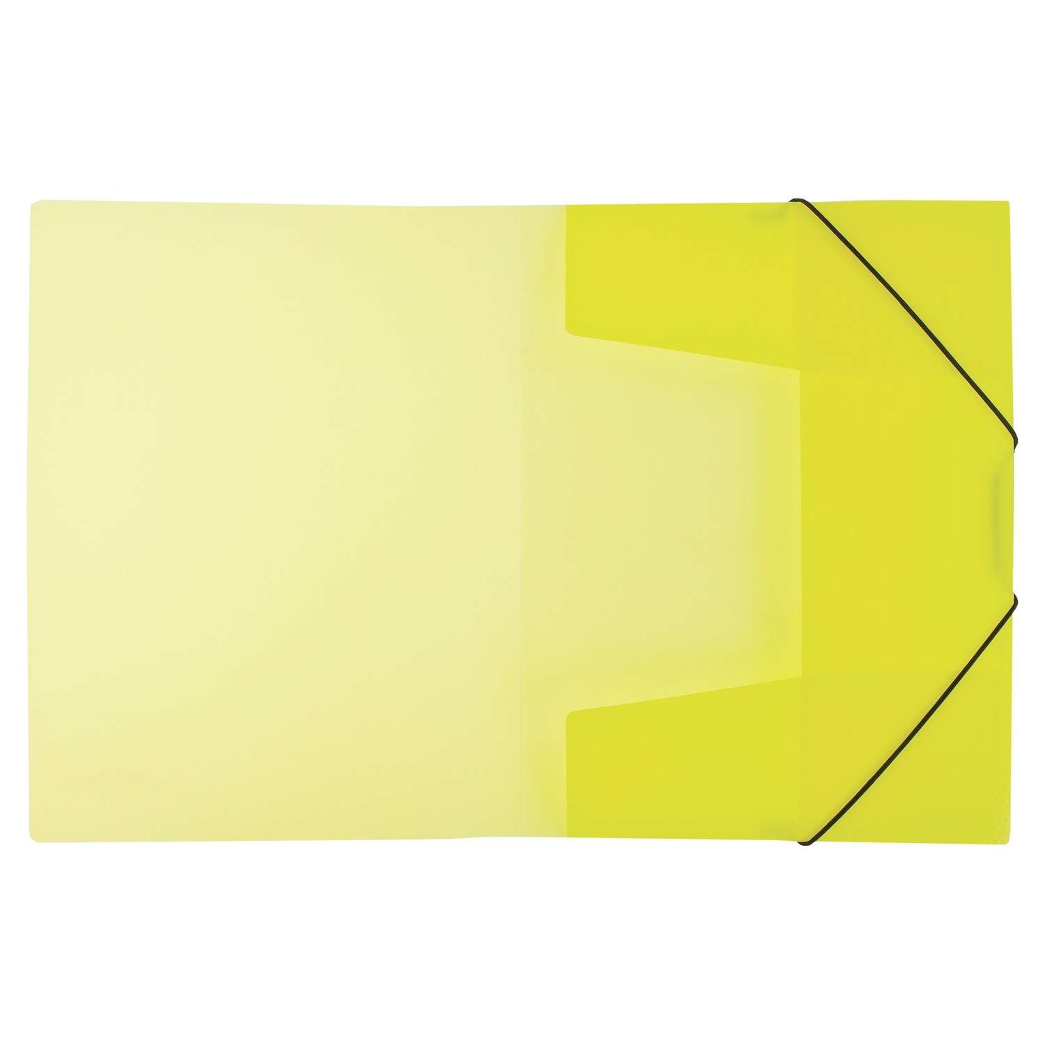 Папка на резинке BERLINGO Neon А4 Неоновая Желтая ANp_01803 - фото 2