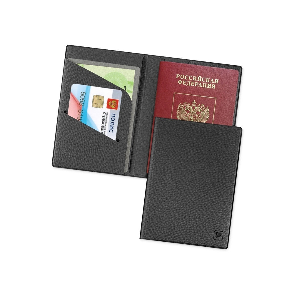 Обложка для паспорта Flexpocket KOP-01/Черный - фото 3