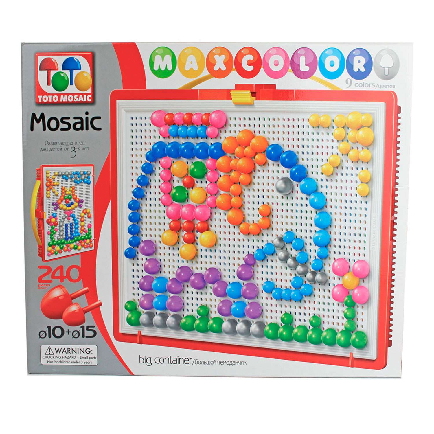 Мозаика Toys Union В мире животных 240 фишек - фото 1