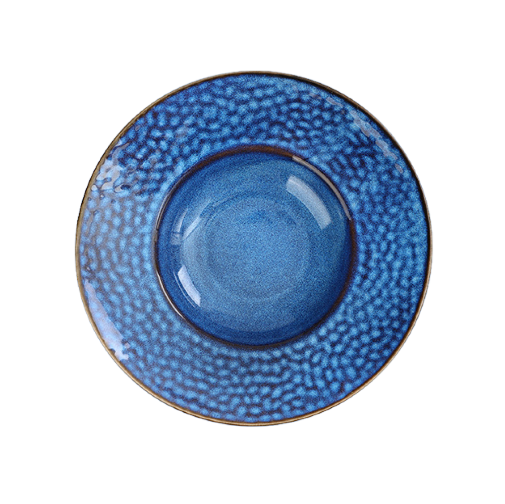 Тарелка ZDK Homium Kitchen Hitis цвет синий D24см (объем 200мл) - фото 1