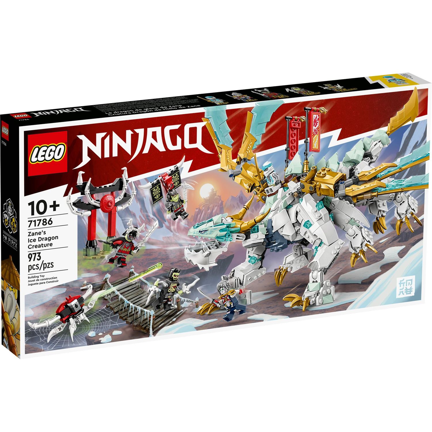 LEGO Ninjago Конструктор Ледяной дракон Зейна