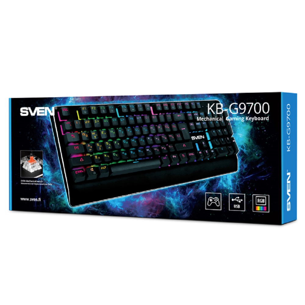 Игровая клавиатура SVEN KB-G9700 с подсветкой - фото 3