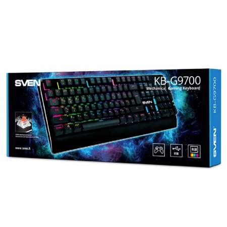 Игровая клавиатура SVEN KB-G9700 с подсветкой
