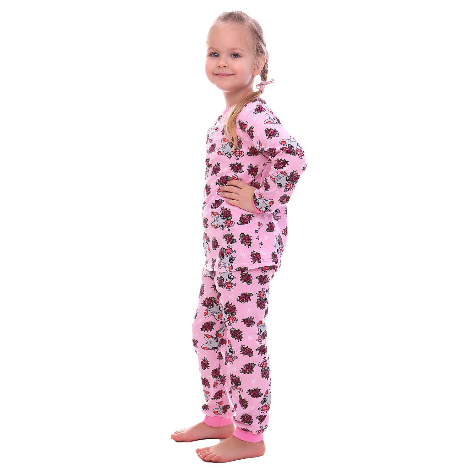 Пижама Детская Одежда 0411КД1/розовый2 - фото 2