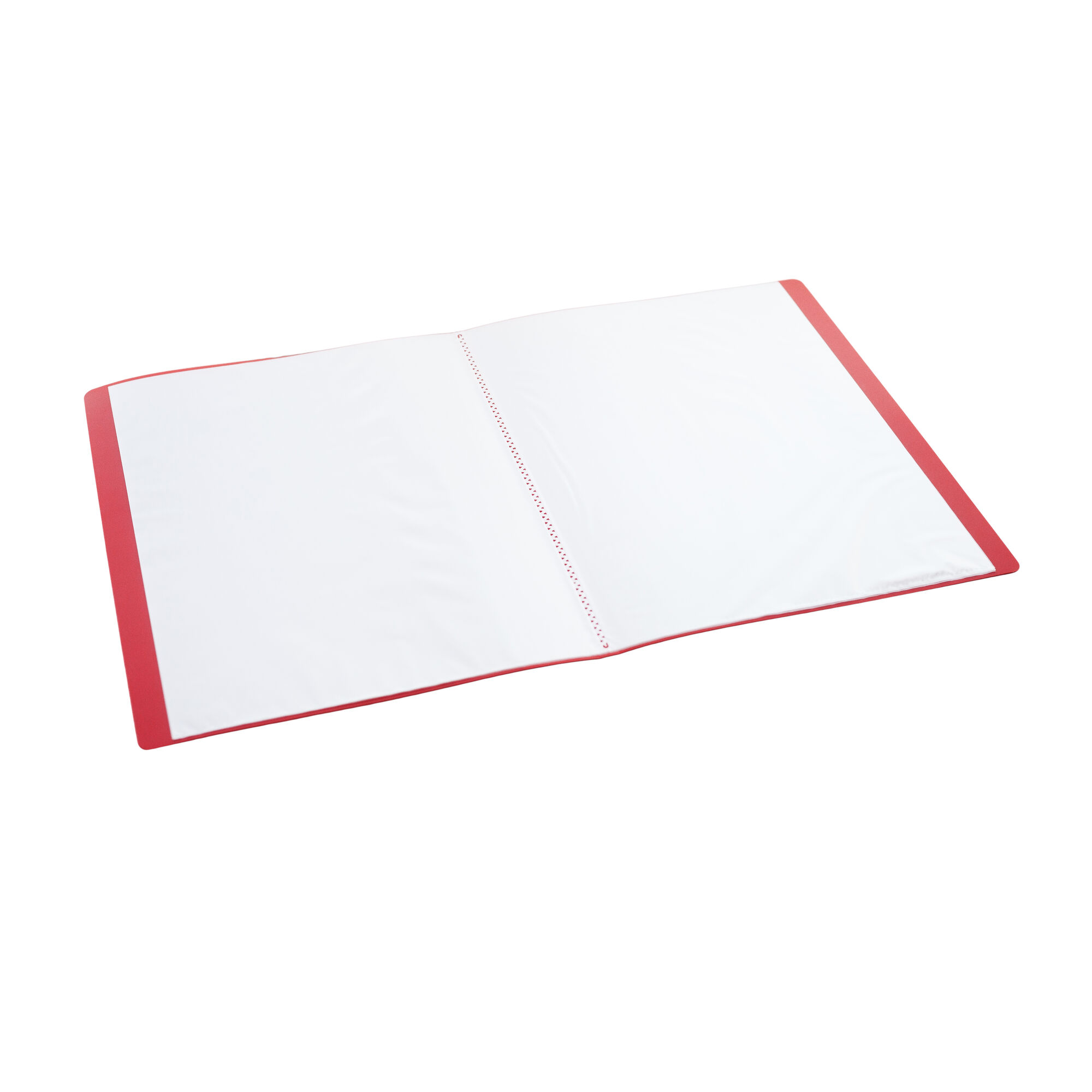 Папка с 10 файлами А4 Консул пластик 0.5 мм цвет красный - фото 3