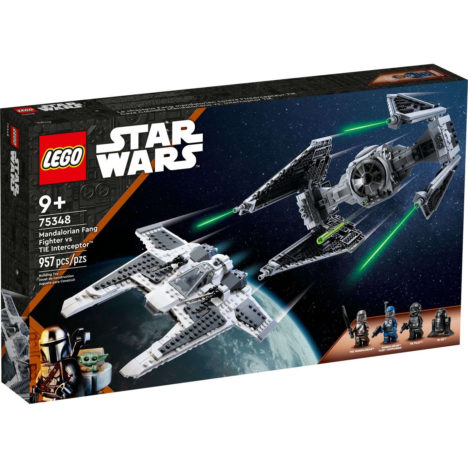 Конструктор LEGO Star Wars Mandalorian Fang Fighter vs. TIE Interceptor 75348 - фото 1