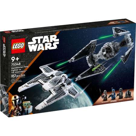 LEGO Star Wars Mandalorian Fang Fighter vs. TIE Interceptor 75348 10999