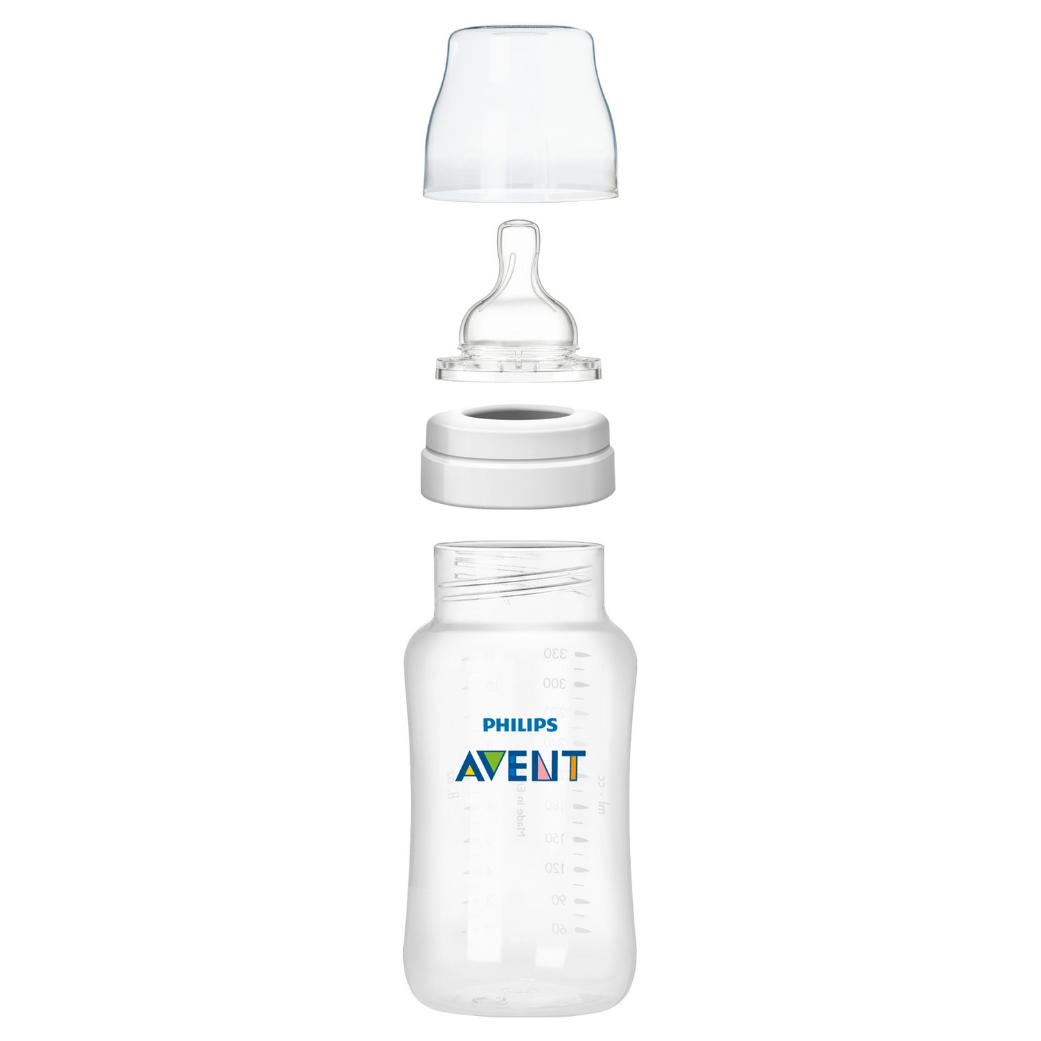 Бутылочка Philips Avent Classic+ 3 мес+ 330 мл 2 шт SCF566/27 - фото 7