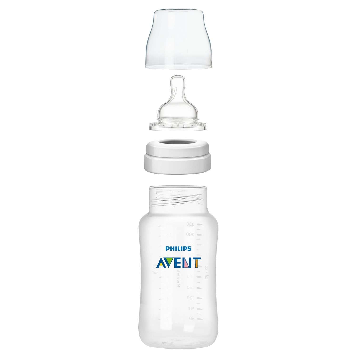 Бутылочка Philips Avent Classic+ 3 мес+ 330 мл 2 шт SCF566/27 - фото 7