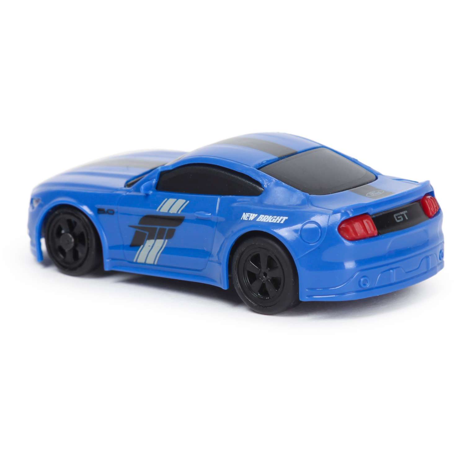 Машина New Bright РУ 1:64 Forza Helmet Racers Mustang Синий 6426 - фото 4