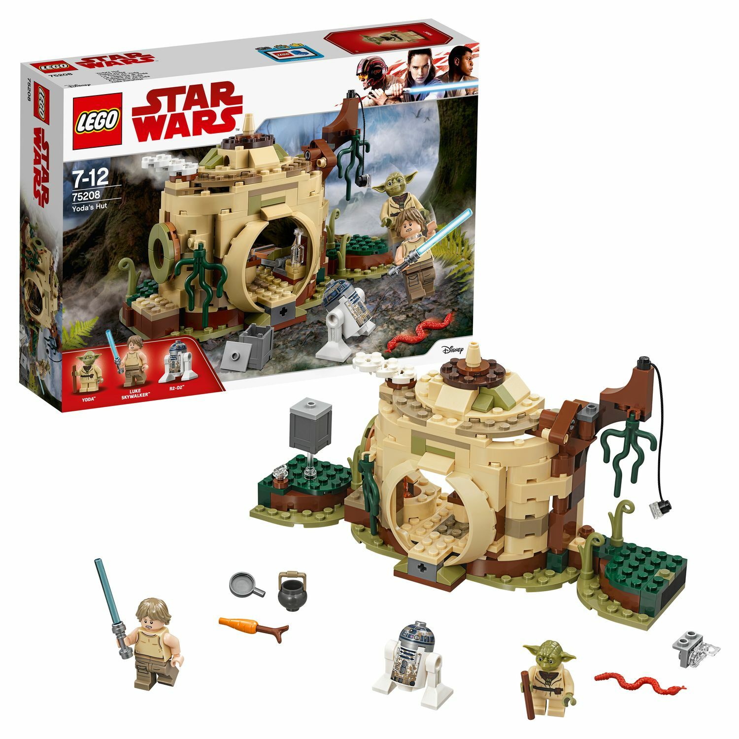 Конструктор LEGO Star Wars Хижина Йоды (75208) купить по цене 2199 ₽ в  интернет-магазине Детский мир