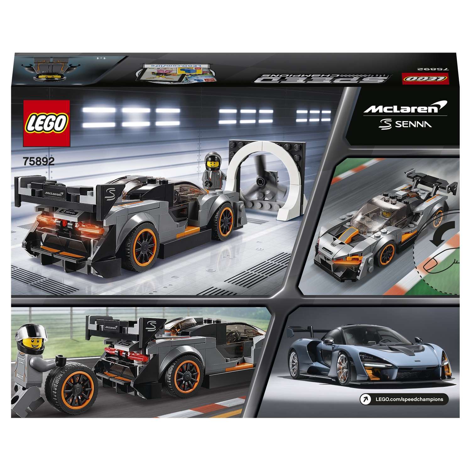 Конструктор LEGO Speed Champions Автомобиль McLaren Senna 75892 - фото 3