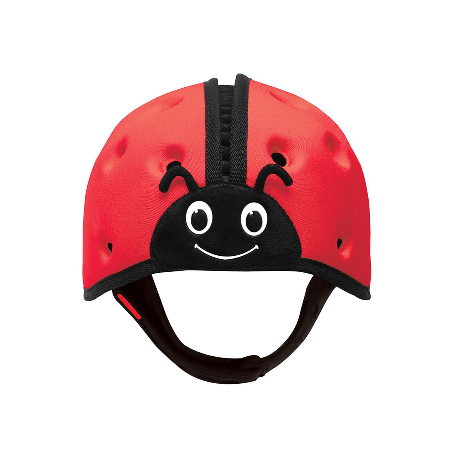 Шапка-шлем SafeheadBABY для защиты головы. Божья коровка. Цвет: красный - фото 2