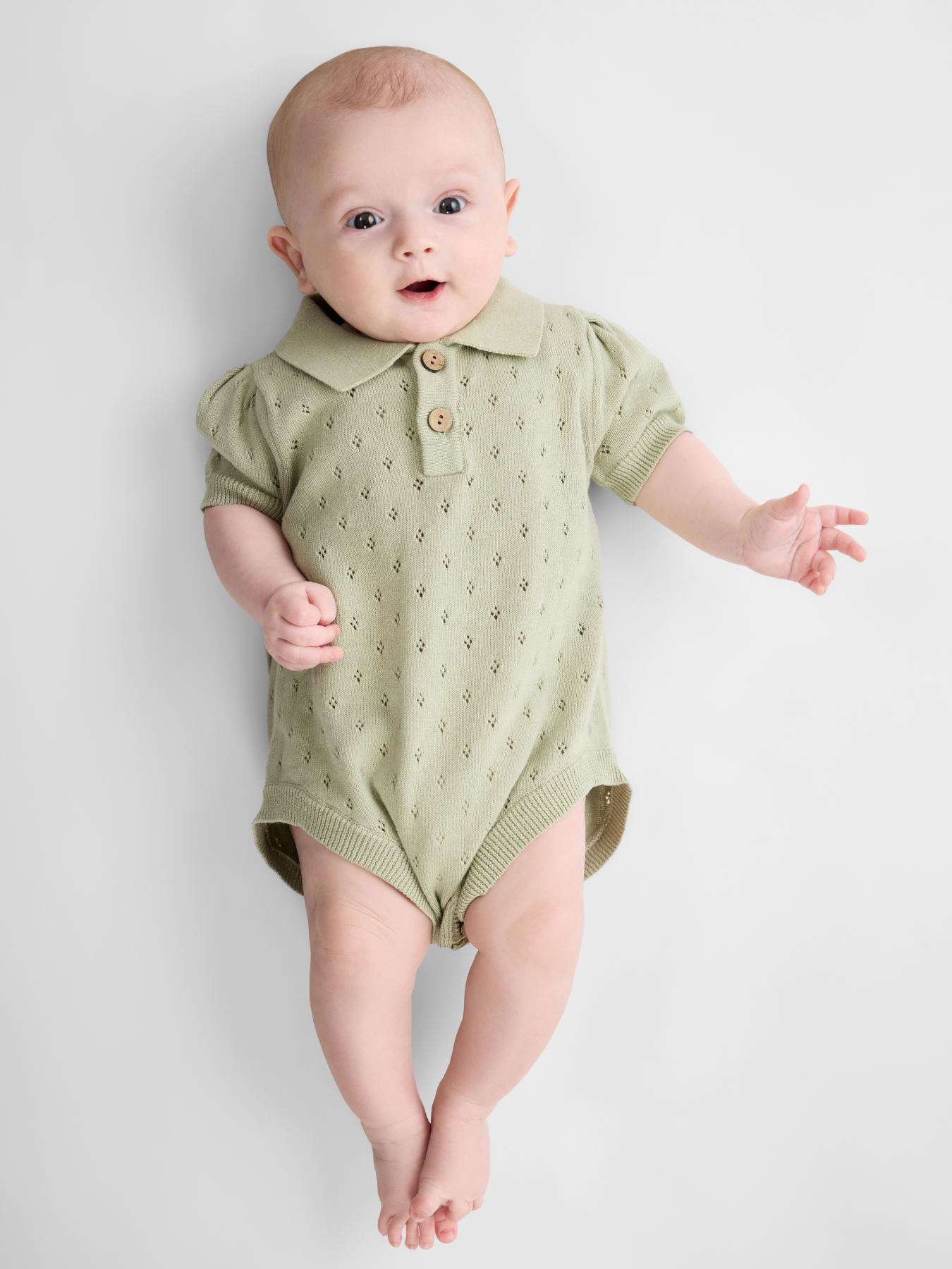 Боди Happy Baby 90145-0_olive - фото 1