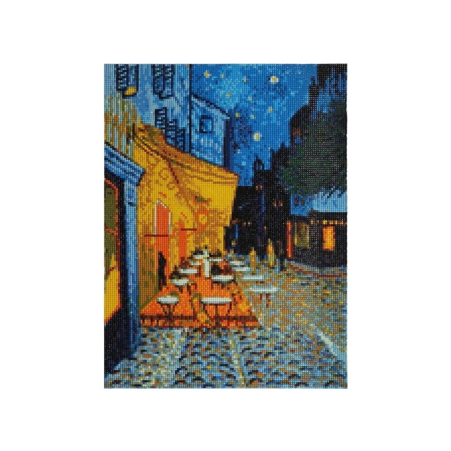 Алмазная мозаика Cristyle картина стразами Ночная терраса кафе Ван Гог 30х40 см Cr 340007 - фото 5