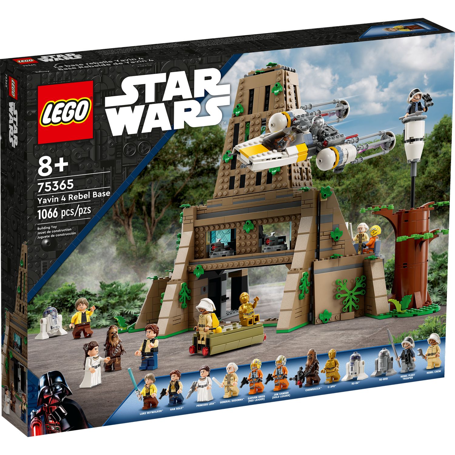 Конструктор LEGO Star Wars 75365 Yavin 4 Rebel Base, 1066 дет.