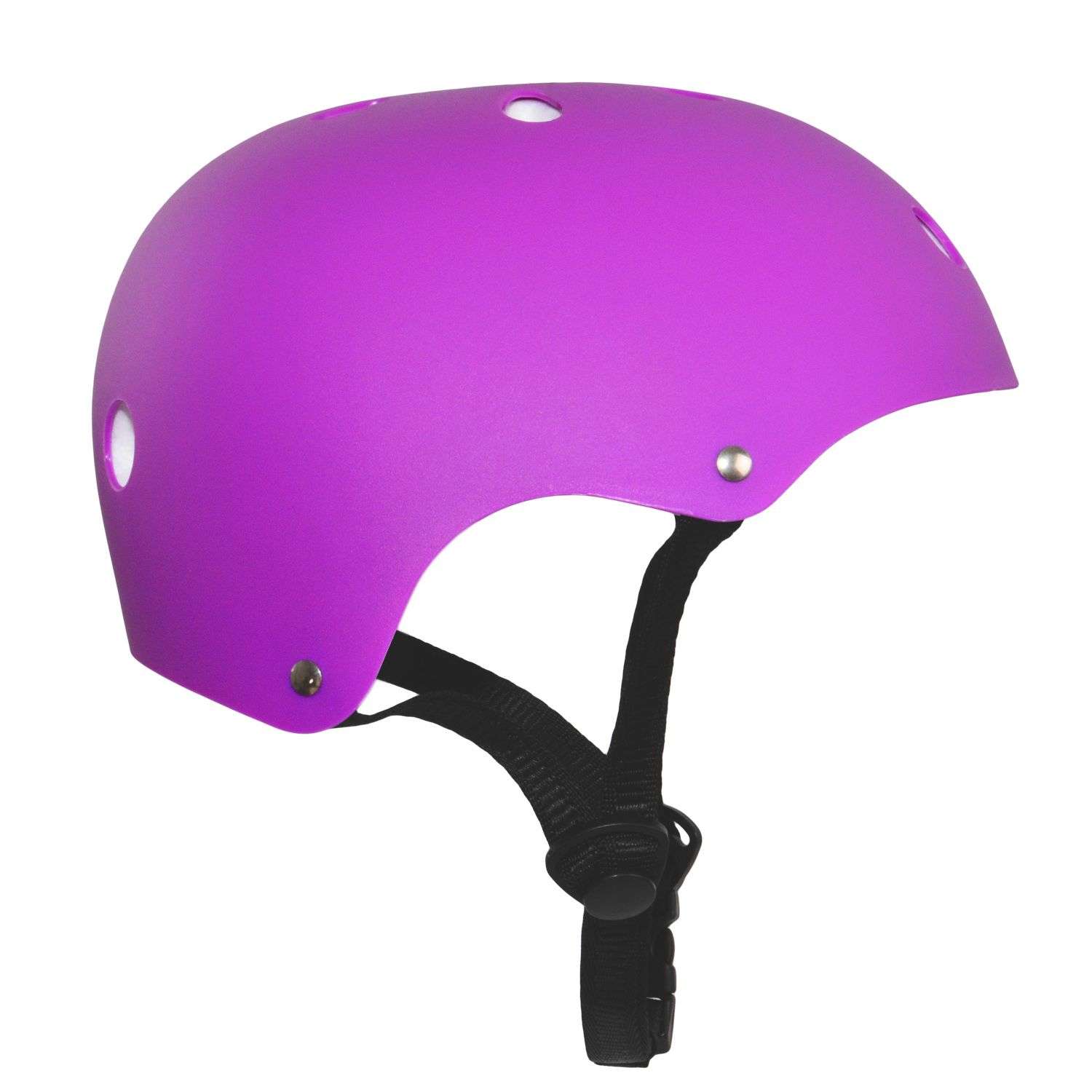 Шлем детский RGX Kask-1 фиолетовый матовый с регулировкой размера (50-57) - фото 3