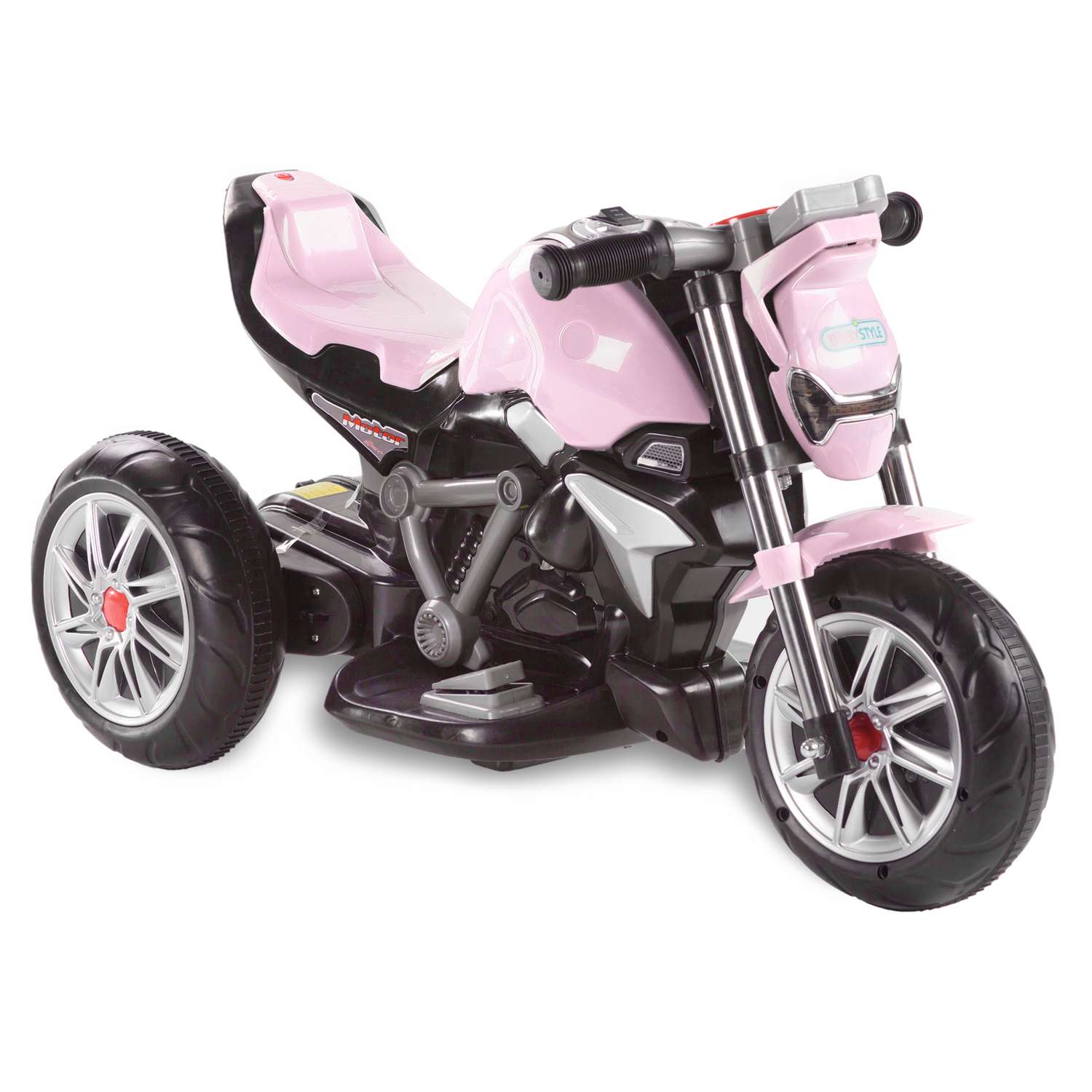 Мотоцикл BABY STYLE на аккумуляторе розовый - фото 1