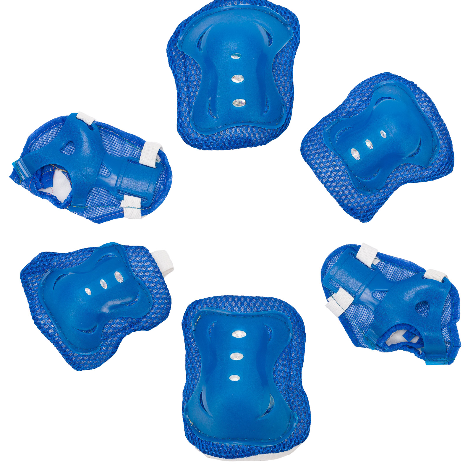 Набор SXRide ролики шлем и защита YXSKB01 синие размер S 31-34 - фото 4