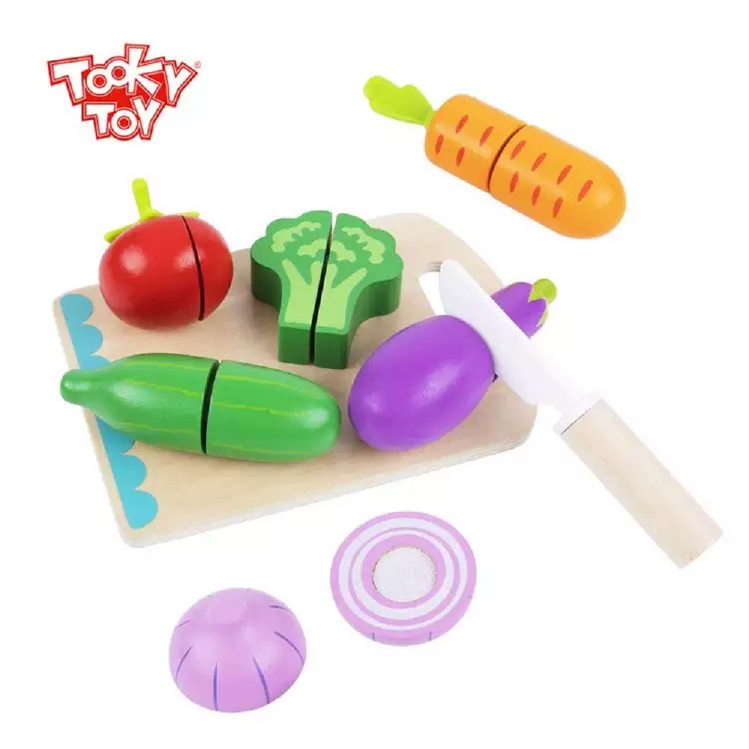 Игровой набор Tooky Toy Овощи TK112 - фото 1