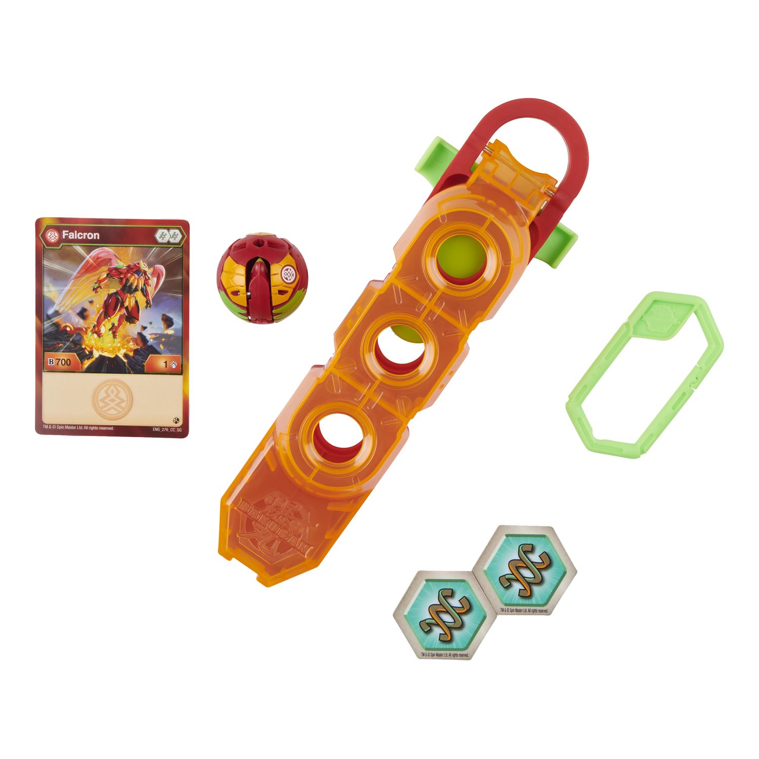 Набор игровой Bakugan кейс для хранения+фигурка Green-Yellow 6058285/20129979 - фото 1