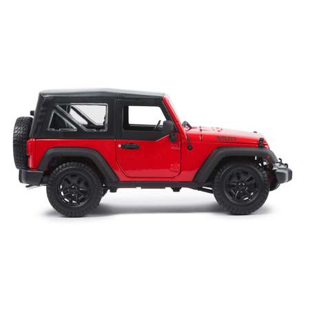 Машина MAISTO 1:18 Jeep Wrangler 2014 Красная 31676