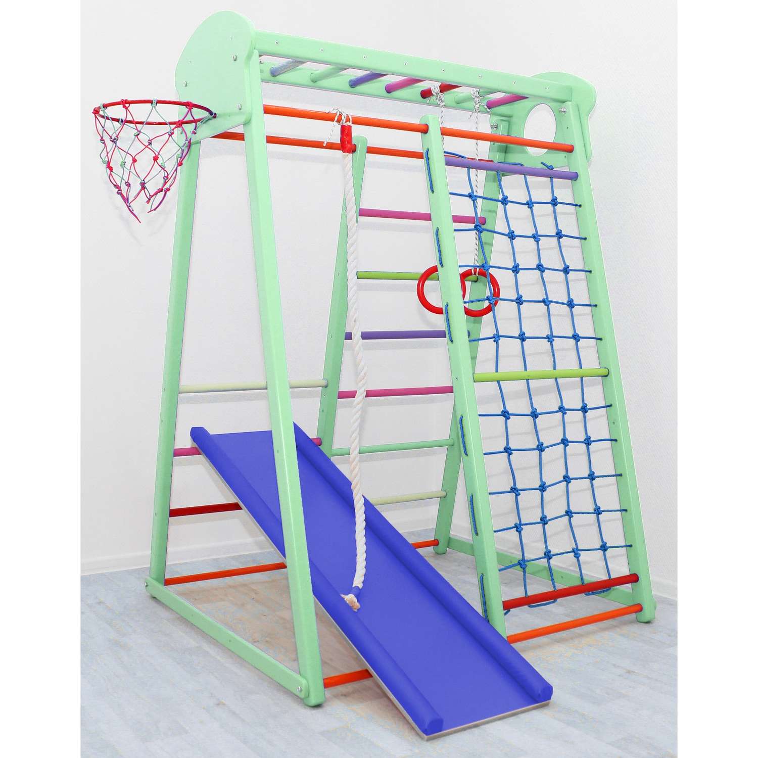 Детский спортивный комплекс Zabiaka Basket цвет фисташка - фото 1