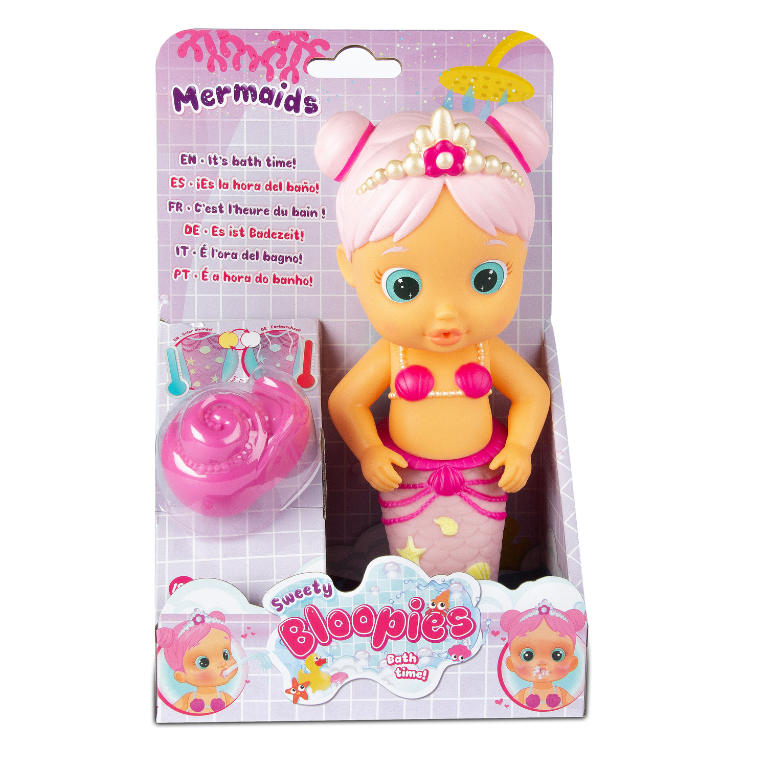 Кукла IMC Toys Bloopies для купания Sweety русалочка 26 см 99623 - фото 1