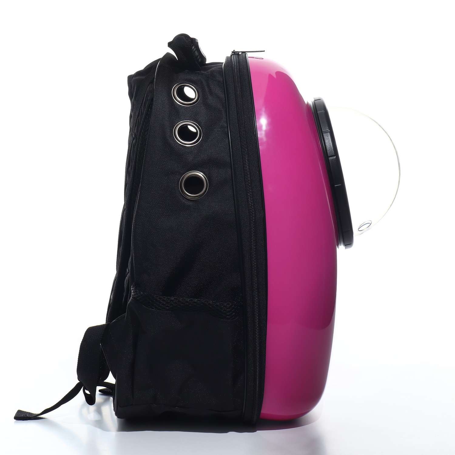 Рюкзак для переноски Пижон с окном для обзора 32х25х42 см фиолетовый - фото 7