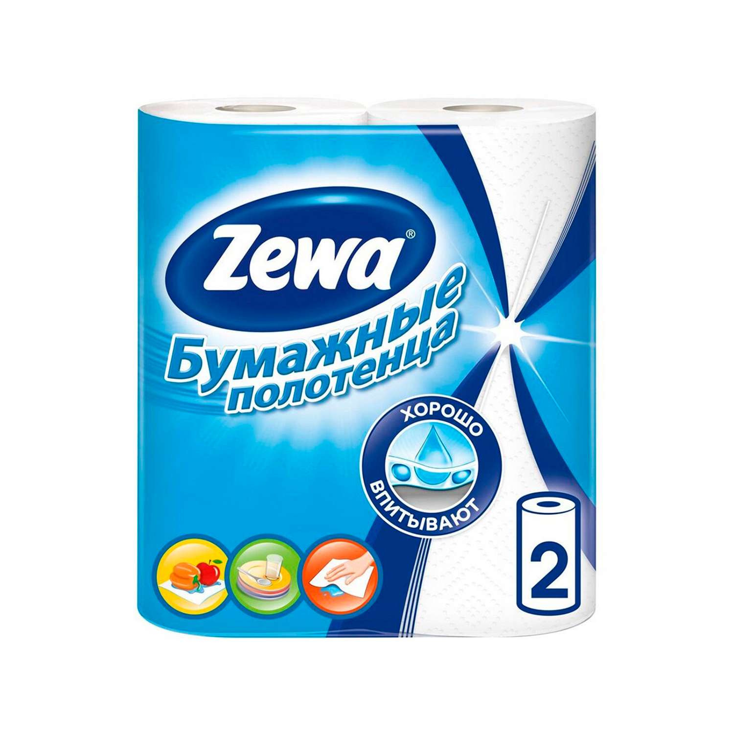 Кухонные полотенца ZEWA 2шт - фото 1