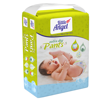 Подгузники-трусики Little Angel Extra Dry L 8-14кг 48шт