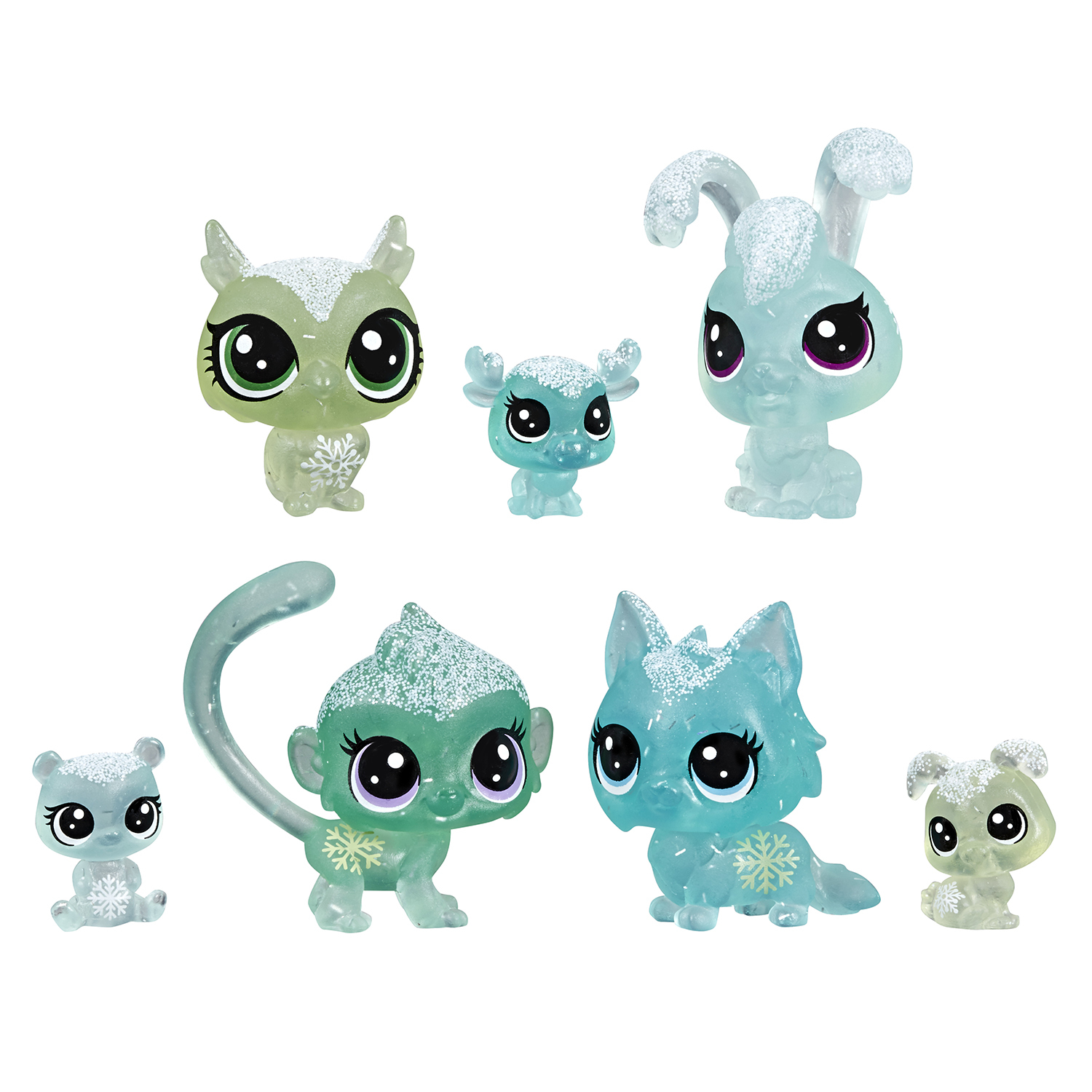 Набор игровой Littlest Pet Shop 7петов Зеленые E5490EU4 купить по цене 399  ₽ в интернет-магазине Детский мир