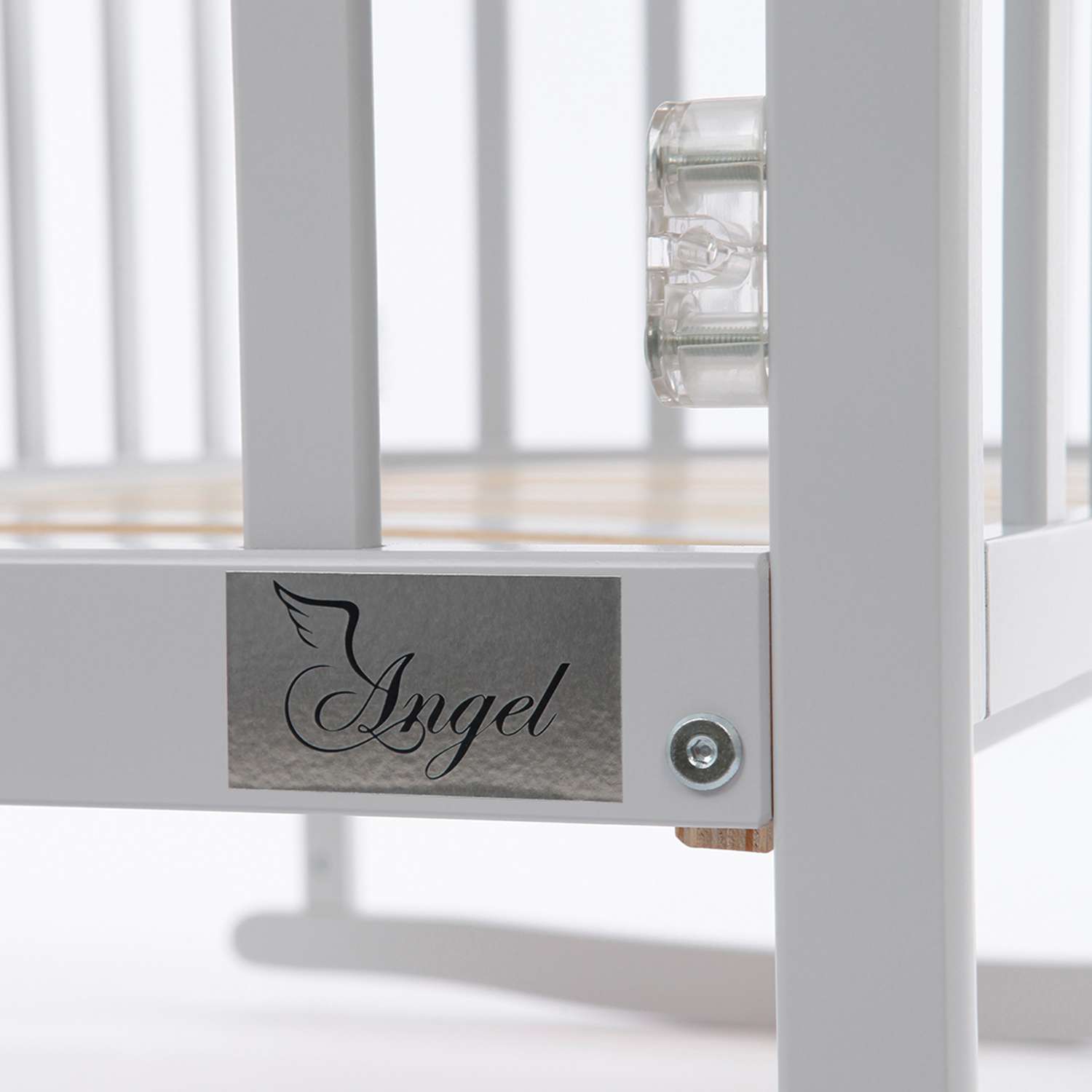 Детская кроватка Красная Звезда (Можга) Angel прямоугольная, (серый) - фото 16